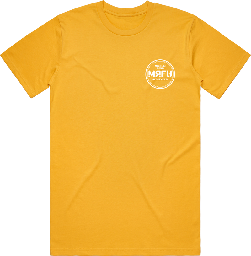 Always Done Well T Shirt - Yellow Front