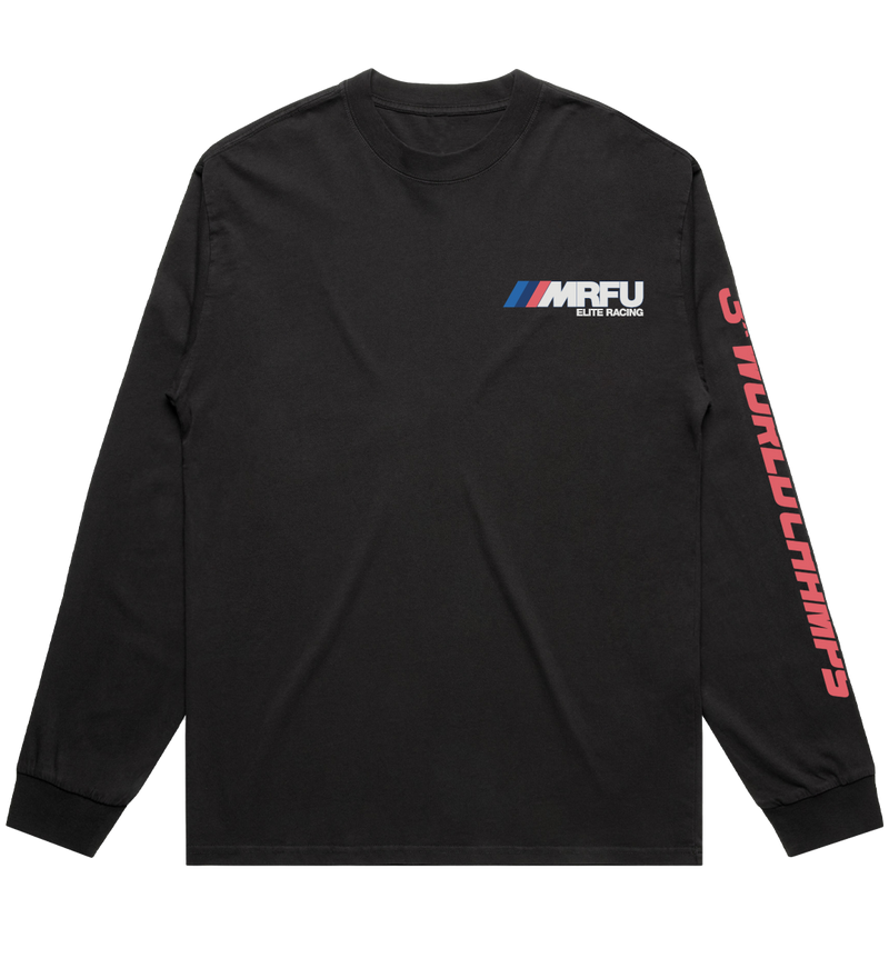 MRFU Grand Prix L/S T-Shirt - Faded Black