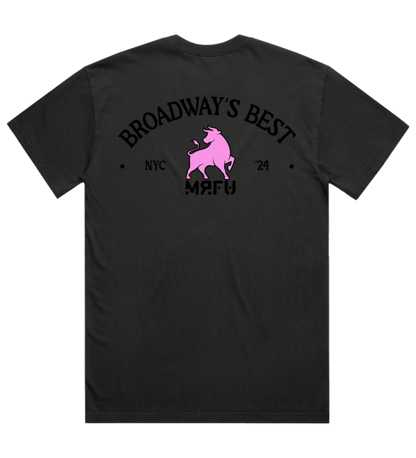 Broadway's Best S/S T-Shirt - Faded Black