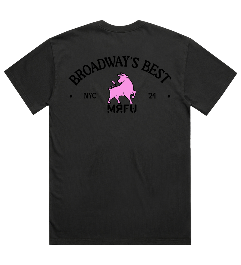 Broadway's Best S/S T-Shirt - Faded Black