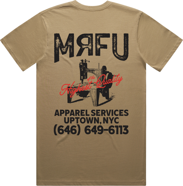 Apparel Services T-Shirt - Sand