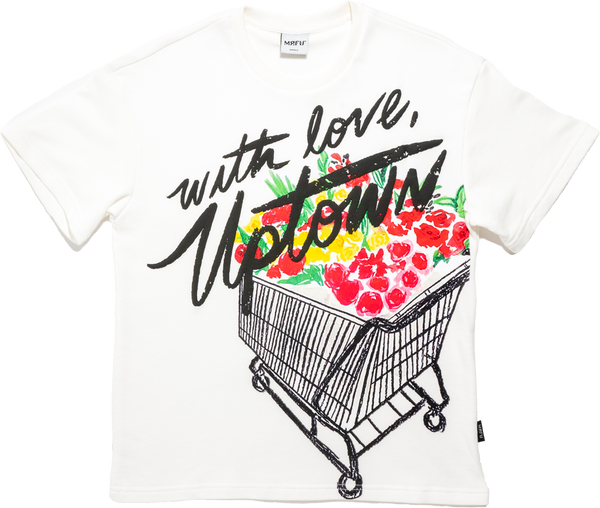 De-je Flower Cart T-Shirt - White