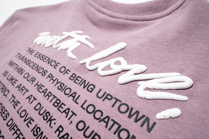 De-je Uptown Love Letter T-Shirt - Dusty Mauve